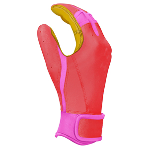 Guantes de Bateo de Béisbol Personalizados de Cuero Cabretta, Cierre de Gancho y Bucle para Mano Derecha, Puño Corto, Sensación Suave Premium, Alto Agarre, Talla XXL - Product Image 4