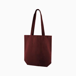 Bolsa de Mano con Base Reforzada de Algodón Reciclado |   Bolsa de Compras Reutilizable Sostenible con Logotipo Personalizado, Bolsa de Compras Promocional al por Mayor - Product Image 4