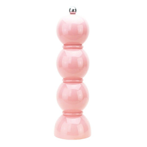 Soft Pink Lacquer Salt and <b>Pepper</b> Mill Customized Color Size Manual Salt and <b>Pepper</b> <b>Grinder</b> from Vietnam Factory - Product Image 1