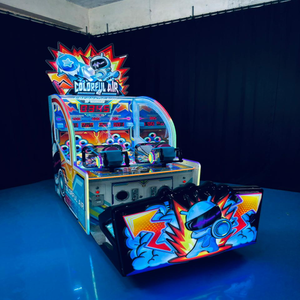 Zona de Juegos de Entretenimiento Interior: Máquina de Tiro Arcade Colorida con Redención de Boletos, Máquina de Balanceo y Juego de Tiro con Soplador de Bolas - Product Image 1