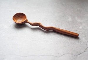 Cuillère à thé en bois durable, cuillère à café et à sucre en bois naturel, finition lisse, ustensile de cuisine réutilisable - Product Image 2