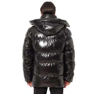 Veste d'hiver pour homme, veste matelassée imperméable et coupe-vent, avec capuche, pour l'extérieur - Product Image 2
