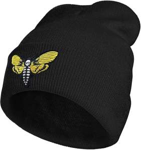 Gorro de Punto Bordado con Diseño de Anime, 100% Acrílico, Transpirable, Impermeable, Unisex, para Otoño, Invierno y Playa, Diseño Gengar - Product Image 2