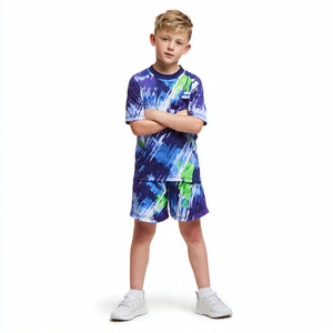 Uniforme de Rugby para Niños, 100% Poliéster, Jersey y Pantalones Cortos de Fútbol, Conjunto para Entrenamiento de Rugby y Running para Niños - Product Image 2