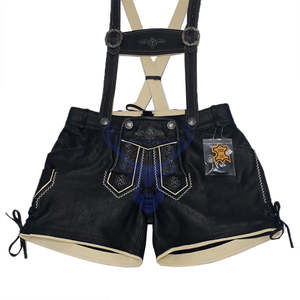 กางเกงหนังเลเดอร์โฮเซินแบบดั้งเดิมของบาวาเรีย พร้อมเครื่องยืดหนังวัว Nap Pal สำหรับผู้ชาย แบบสั่งทำพิเศษ - Product Image 1