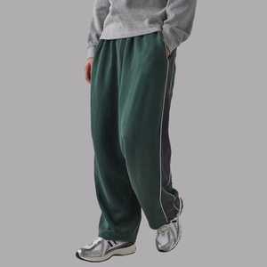 Pantalon de jogging ample pour homme Ville Sports, imprimé par transfert thermique, coupe large, en molleton polyester/coton, bas ouvert - Product Image 2