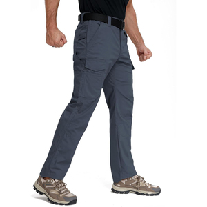 Industrial Safety <b>Work</b> <b>Pants</b> Windproof Cotton Hi Visibility Heavy Duty Reinforced Utility Pockets Unisex <b>Cargo</b> Trousers - Product Image 2