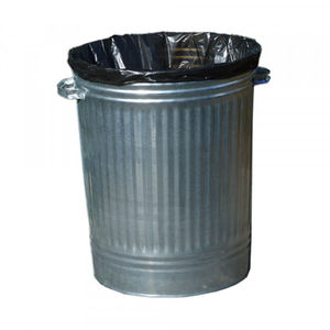 Cubo de Basura de Metal Galvanizado de Diseño Atractivo, Cubo de Basura Redondo de Alta Calidad con Tapa - Product Image 2