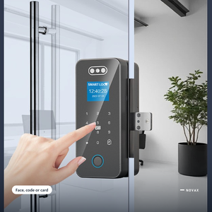 Cerradura Inteligente de Control de Acceso con Reconocimiento Facial 3D SL-FC001 para Puerta de Vidrio, Cerradura con Contraseña, Sin Perforación, Cerradura Inteligente para Oficina - Product Image 2