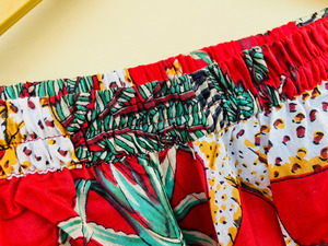 Conjunto de Pijama de Verano Ecológico de Algodón con Estampado de Jungla Roja para Mujer, Manga Larga, Pantalón Largo, Ropa de Dormir Informal con Estampado Animal - Product Image 4