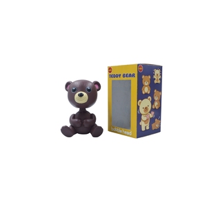 Linda Figura de Oso de Peluche con Cabeza Móvil, Mini Adorno Divertido para el Tablero del Auto, Escritorio de Oficina, Mesa Infantil y Decoración del Hogar - Product Image 4