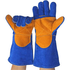 Welding Gloves with Extended Cuff Heat Resistant Fireproof Leather Gloves for Maximum Protection - Product Image 6