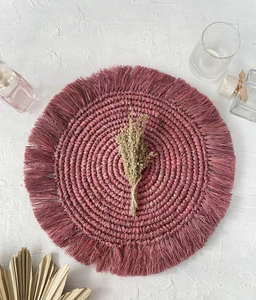 Rattan <b>Trivets</b> Pot Holder Style Mats & Pads for Teapot Use Natural Rattan Placemat <b>Trivets</b> Best Price - Product Image 4
