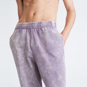 Pantalones Deportivos Vintage de Mezcla de Poliéster/Algodón con Logotipo Personalizado, Joggers para Hombre, Nueva Llegada 2026, Pantalones con Lavado Ácido, Tallas Grandes Personalizadas - Product Image 3