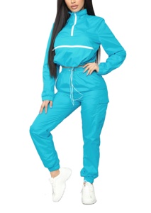 Vêtement décontracté, best-seller, veste coupe-vent à manches longues pour femme / Meilleur prix de gros, veste coupe-vent pour femme avec logo personnalisé - Product Image 3