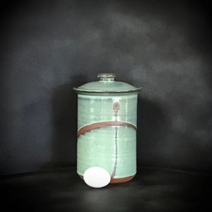 Handcrafted Ceramic Storage Jar Airtight Lid Durable Glazed Finish Moisture Resistant Elegant Organizer Premium Craftsmanship - Product Image 2