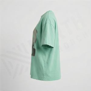 T-shirts personnalisés en gros pour femmes avec logo OEM, en coton, décontractés, mode estivale, vêtements modernes de haute qualité - Product Image 3