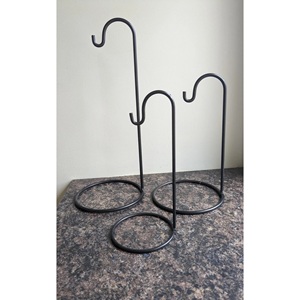 Support de comptoir en fer rustique crochet suspendu cadeau de noël ornement cintre pour cloche/banane lanterne support décor à la maison KSN KSN-110525-6 - Product Image 4