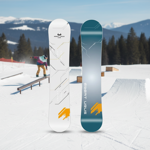 Ski de ski alpin éco-responsable et économe en énergie avec noyau en bois de peuplier et fibre de carbone, fabricant OEM ODM - Product Image 5