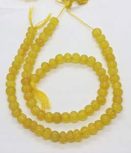 Perles de citrouille en quartz jaune AAA sculptées à la main 9-11MM, perles de citrouille en quartz jaune en forme de rondelle pour la fabrication de bijoux, vente en gros - Product Image 1