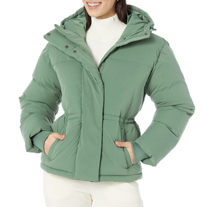 Solid Color Soft Fabric Women <b>Puffer</b> <b>Jackets</b> Wholesale <b>Cheap</b> Price Zipper Closure Full Sleeve <b>Puffer</b> <b>Jackets</b> For Ladies - Product Image 1