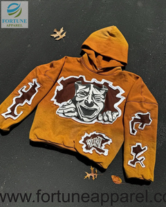 Sweat à capuche manches longues pour hommes, personnalisé, nouveau Style, décontracté, haute qualité, coton épais surdimensionné - Product Image 1