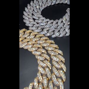 Chaîne cubaine Iced Jewelz de qualité supérieure, 16 mm, en moissanite VVS, style hip-hop Miami - Product Image 5