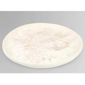 Assiette de service en résine, design minimaliste, couleur unie, surface polie durable, écologique, compatible lave-vaisselle, en stock, cadeaux d'affaires - Product Image 2