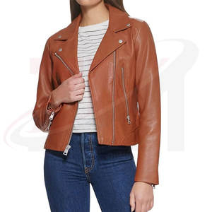 Chaqueta de cuero para mujer de alta calidad del mejor proveedor en diferentes tallas, venta directa de fábrica, chaqueta de cuero para mujer - Product Image 2