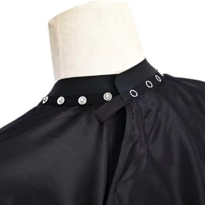 Vente en gros de capes de barbier personnalisées de haute qualité, capes de coiffure pour salon, capes de coupe de cheveux avec encolure en silicone - Product Image 3