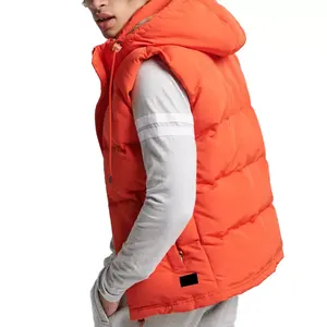 Chaleco Acolchado sin Mangas con Capucha para Invierno, de la Mejor Calidad, Transpirable, Aislante, Repelente al Agua, con Logotipo Personalizado - Product Image 2