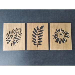 Decoración de Pared de Madera MDF Ecológica Hecha a Mano, Letrero de Arte Interior Único, Arte de Pared de Madera Moderno - Product Image 1