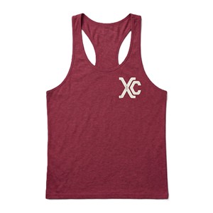 Xypex Corporation Custom LOGO Cotton Spandex Men's Gym Tank <b>Top</b> Blank Solid Silk Screen Printing Knitted Breathable Quick Dry - Product Image 1