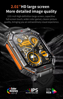 Montre connectée d'extérieur KR92 2025 Nouveauté avec GPS, altimètre, pression, boussole, lampe de poche, cadran IA, GPT, étanche 1ATM, montres de sport, Reloj
