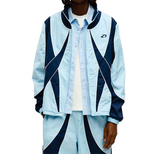 เสื้อแจ็คเก็ตกันลมไนลอนคุณภาพสูงแบบ Color Block สำหรับผู้ชาย น้ำหนักเบา ชุดกีฬา ขายส่ง รับผลิตตามแบบ OEM บริการออกแบบ - Product Image 2