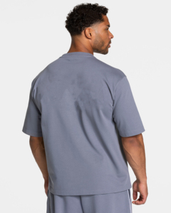 Camiseta de algodón para hombre al por mayor, 180 gramos, personalizada OEM, lisa, de punto, sin estampado, para verano, tallas grandes, con logo, antiarrugas, manga corta - Product Image 3