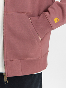 Sweat-shirt à capuche zippé anti-boulochage pour homme, en molleton de coton uni, manches régulières, idéal pour l'hiver, avec logo sur la manche gauche - Product Image 3