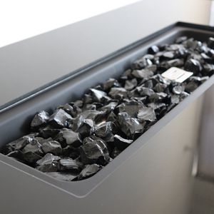 Tavolo con Braciere da Esterno in Acciaio, 63,5 cm (H) x 106,7 cm (L), con Coperchio, Braciere Resistente per Uso Esterno - Product Image 4