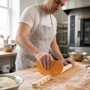 Espátula Antibacteriana de Plástico PE para Repostería, Cortador de Masa, Raspador de Alimentos para Pan, Masa, Repostería, Fondant y Glaseado - Product Image 4