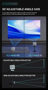 P50 Proyector Inteligente para Exteriores Android 11 2GB Allwinner H713 WiFi de Banda Dual BT50 Mini Beamer Portátil para Cine e - Product Image 6
