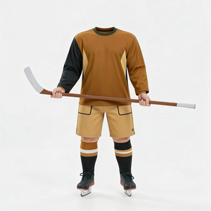 Ice Hockey Jersey <b>School</b> Team Uniform Custom Design Breathable Polyester Sublimated Sports <b>Kit</b> Plus Size - Product Image 2