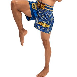 <b>Men</b> Muay Thai <b>Shorts</b> Satin Dragon Scale Print Elastic Waist Training Gym Kickboxing Lightweight top <b>mens</b> muay thai mart - Product Image 4
