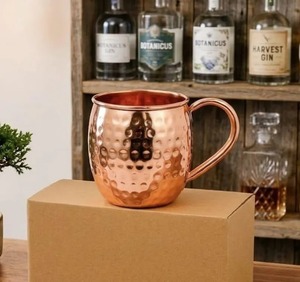 Tasses en cuivre personnalisées, gravées, en gros, à prix abordable - Product Image 1