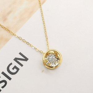 AMBER JEWELS Oro Amarillo de 14K, Oro Sólido, Corte Brillante, Claridad VVS2, Diamante Cultivado en Laboratorio, Certificado IGI, Clásico, Unisex, Uso Diario - Product Image 2