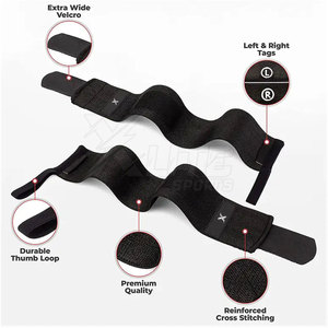 Adjustable Neoprene Compression Wrist <b>Wrap</b> with Breathable Design for Gym Workout Strength Training Sports Fitness Performance - Product Image 5