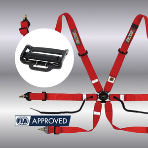 Clip de ceinture de sécurité de course pour voiture AD03, ajusteur en acier de 2 pouces, homologué FIA 8853 2016, matériel personnalisé, logo OEM ODM, usine de Taïwan - Product Image 3