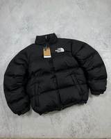Veste d'hiver décontractée pour homme, noire, en polyester, respirante, écologique, avec broderie sur le devant, coupe-vent, à capuche, coupe régulière