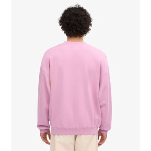 Sudadera Rosa de Cuello Redondo, Corte Regular, Tejida, Color Sólido, Informal, de Manga Larga, Unisex - Product Image 2