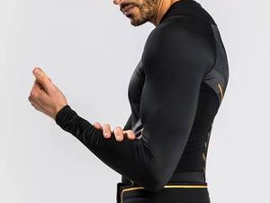 Camiseta de Compresión de Manga Larga con Logotipo Personalizado, Secado Rápido, Poliéster y Elastano, Ropa Deportiva para Gimnasio - Product Image 1