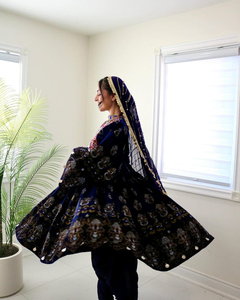 Ensembles de robes et pantalons afghans pour femmes, très demandés, dernières arrivées, nouveau design, vêtements de mode pour femmes, robes afghanes brodées - Product Image 2